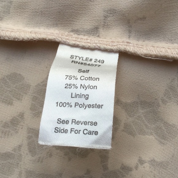 CAbi Sheer Lined Lace Blazer, Size 4 - Picture 6 of 6